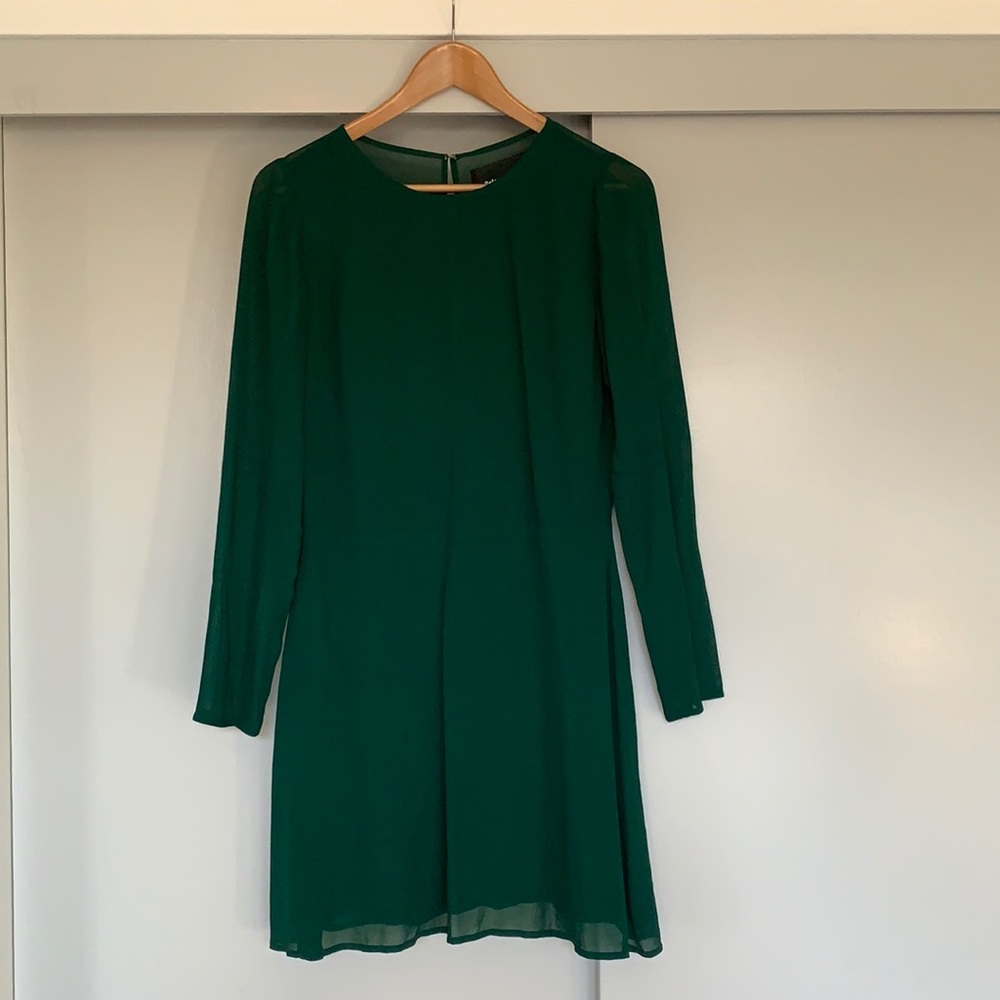 Spring green reformation mini dress